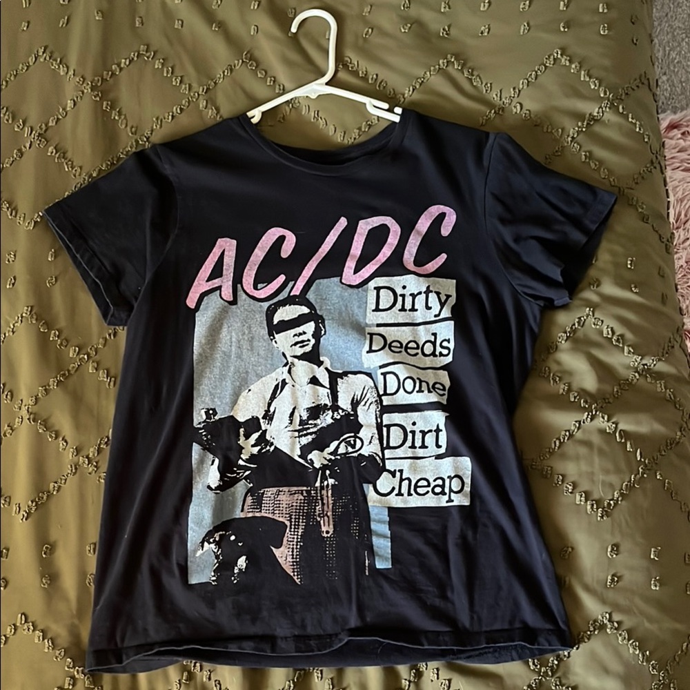 AC/DC Graphic Tee Hot Topic